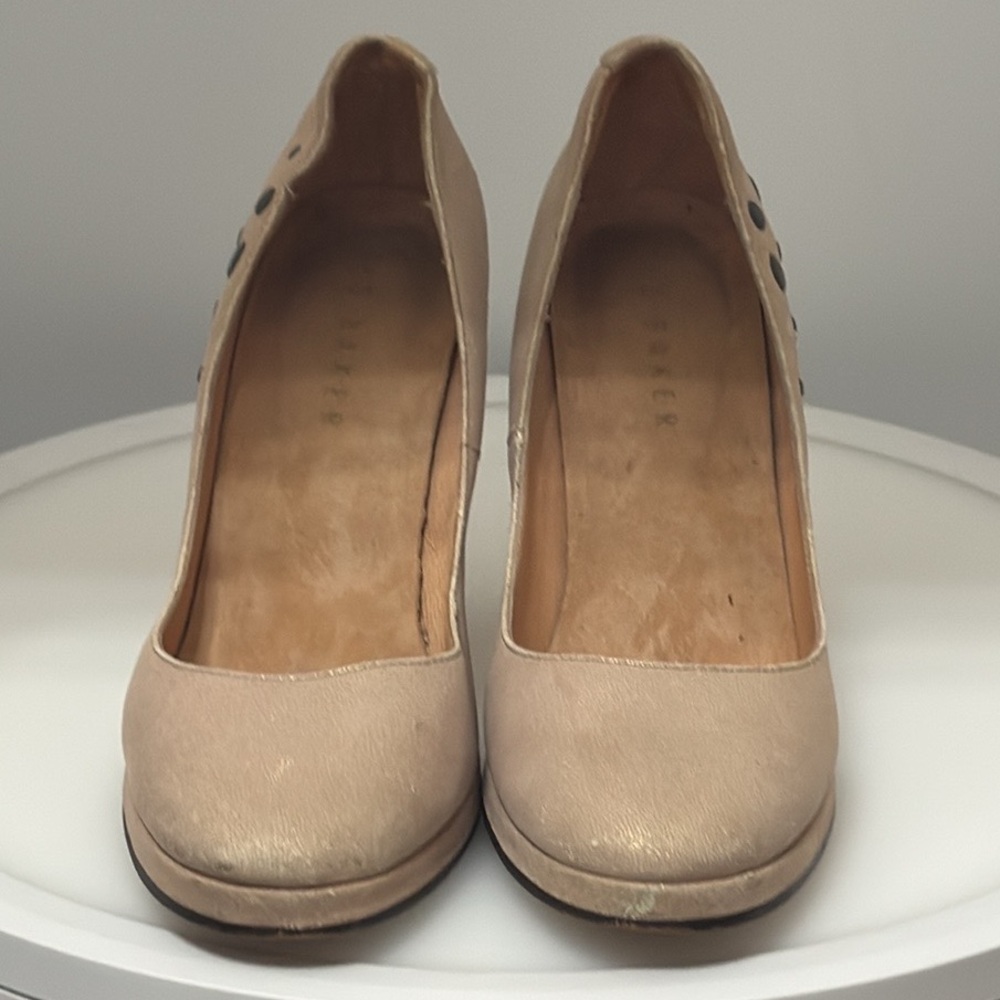 Authentic Ted Baker Designer Studded Leather Heel… - image 2